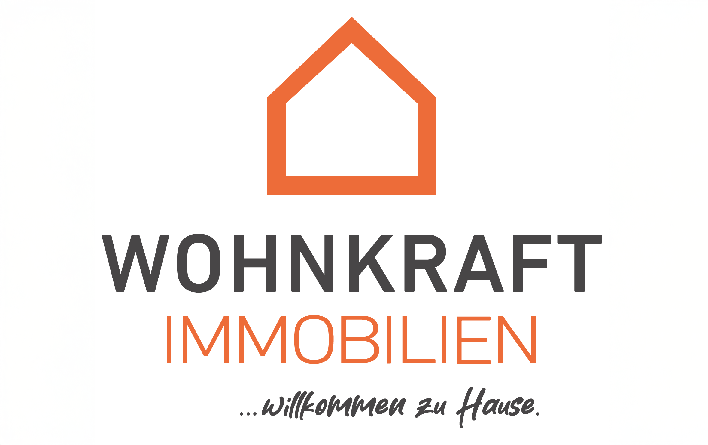 Logo mit Slogan von Wohnkraft Immobilien